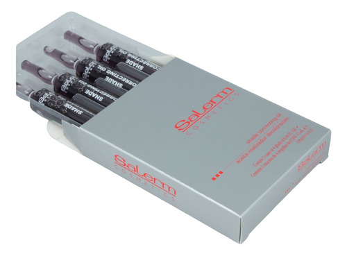 Salerm Pack 4 Ampollas Aceite Matizador, Anti Rojos/naranjos