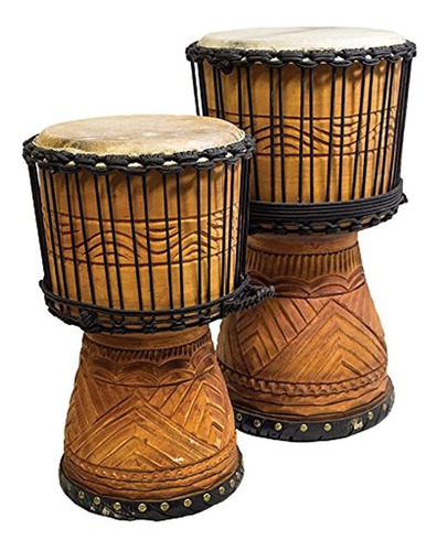 Nuevo Djembe Master Guinea, 24  De Altura, 12,5-13  Cabeza,