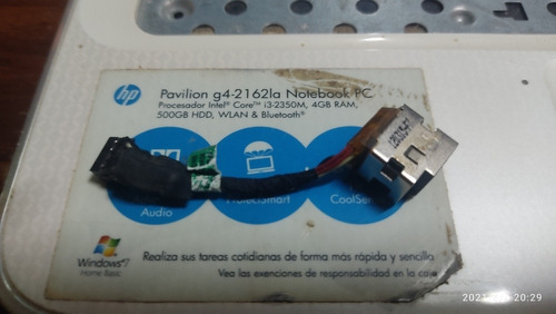 Jack Carga Hp G4 2162la