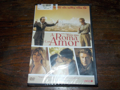 Dvd Original A Roma Con Amor - Allen Benigni - Sellada