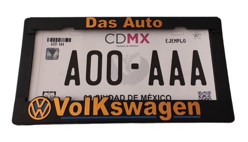 Par Portaplacas Vw Jetta Gol Golf Tiguan Taos Virtus Complet