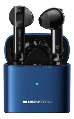 Monster XKT03 Auriculares Intrauditivos Bluetooth Inalámbricos Cómodos Smart Touch Azul