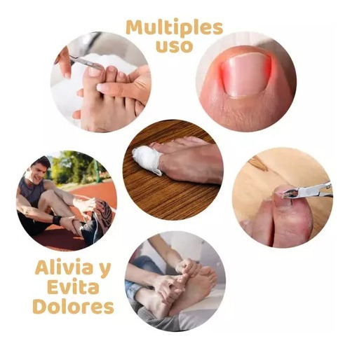50 Parches Correctores Uñas Enterradas Uñeros Adhesivos