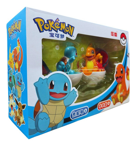 Pokemon Figuras Transformables Squirtle & Charmander
