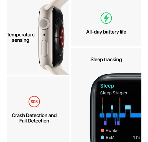 Estuche De Aluminio Rojo Para Smartwatch Apple Watch Series