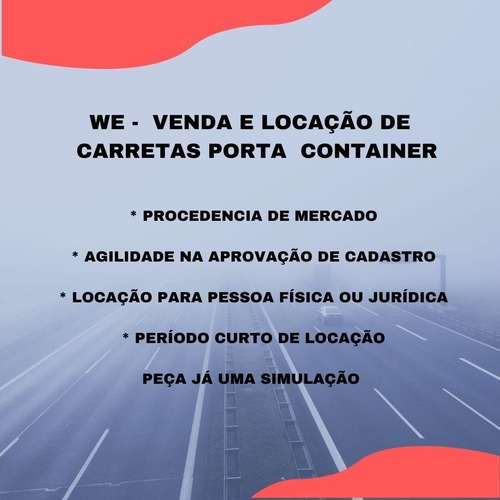 Venda E Locação De Carreta Porta Conteiner/bug