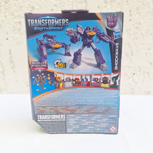 Transformers Earthspark Shockwave Deluxe Class Baf Mandroid (Usado)