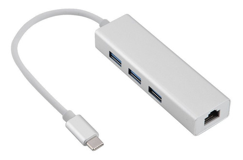 Hub Usb 3.0 Adaptador Tipo Ca Rj45 Ethernet Gigabit Lan 3