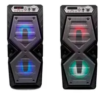 Comprar Parlante Portatil Bluetooth Kanji Dance Led Radio Fm Usb Aux