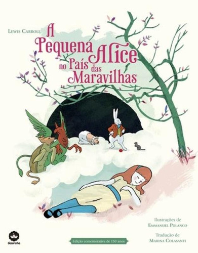 A pequena Alice no país das maravilhas, de Carroll, Lewis. Editora Record Ltda., capa dura em português, 2015