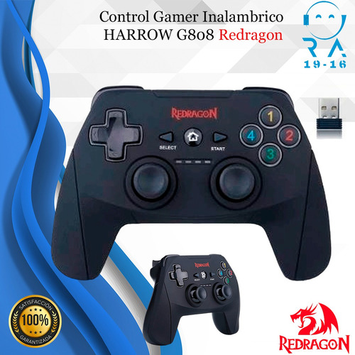 Control Gamer Inalambrico Harrow G808 Redragon