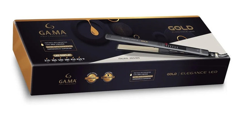 Imagen 3 de 6 de Planchita Gold Elegance Gama Led Digital Oro Liquido