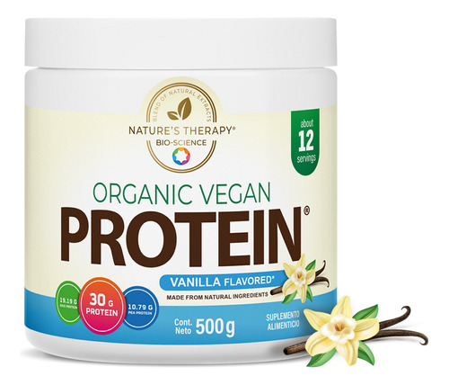 Proteína Vegana Orgánica Natures Therapy® Premium