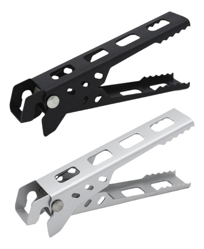 2 X 2 Piezas Pinzas Portátiles Para Sartén De Camping