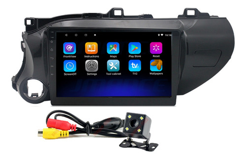 Estereo Toyota Hilux 16-23 Android Carplay Gps Y  Camara P