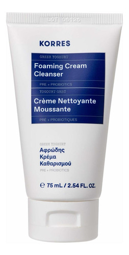 Korres Limpiador De Crema Espumosa De Yogur Griego 2.5fl Oz,