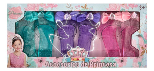  Set Zapatillas Princesa  Juguete Niñas Luptoys Lup303