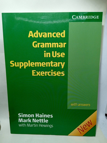 Gramática Avanzada Y Ejercicios Complementarios - Haines 