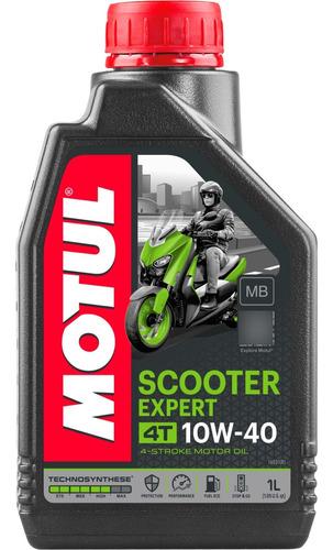 Aceite Moto Semisintetico Motul Scooter Exp 4t 10w40 1 Litro