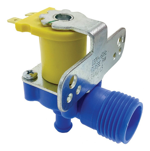 Valvula Solenoide Simples Entrada Agua Reta Com Suporte 127v