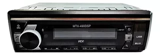 Autoestéreo para auto MTX Audio MTX-490DSP con USB y bluetooth