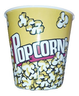 Cubeta Para Palomitas Popcorn Pack 4 Piezas P/ Cine En Casa
