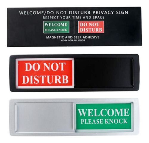 2 Uds., Letrero Deslizante De Privacidad, , Para Oficina,