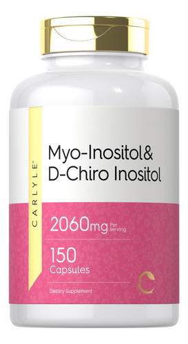 Suplemento Carlyle Myo-inositol E D-chiro Inositol 2060mg