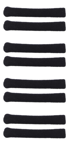 4 Pares De Retenedores De Funda Con Punta De Para Negro