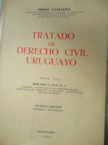 Tratado De Derecho Civil  Viii Gamarra 
