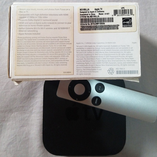 Imagem 6 de 6 de Apple Tv 3a Gen A1427 Original Apple Fullhd Perfeito Estado