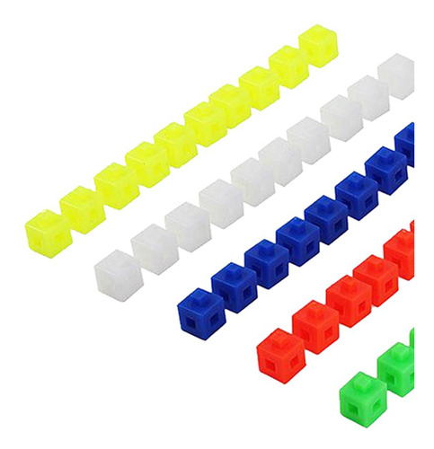 6 Paquete De 5-6 Bloques De Cubos De Matemáticas 6 Piezas