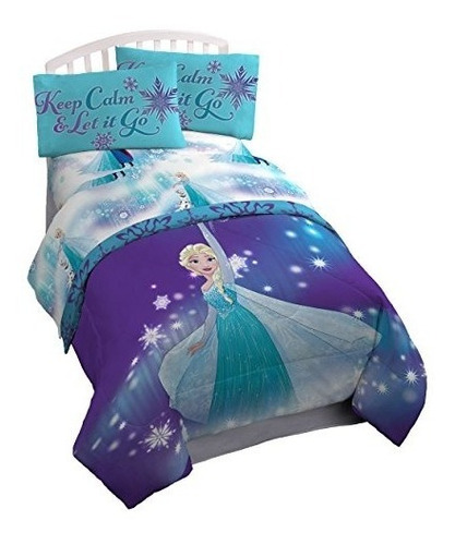 Juego De Sabanas Disney Frozen Para Niñas 100x190 Cms