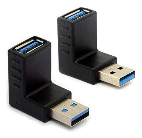 Adaptador Usb 3.0 En Ngulo De 90 Grados, Extensor De Conecto