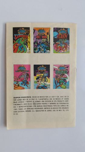 Lilí Ledy Flash Super Poderes Comic Vintage 1984 Superpowers (Usado)