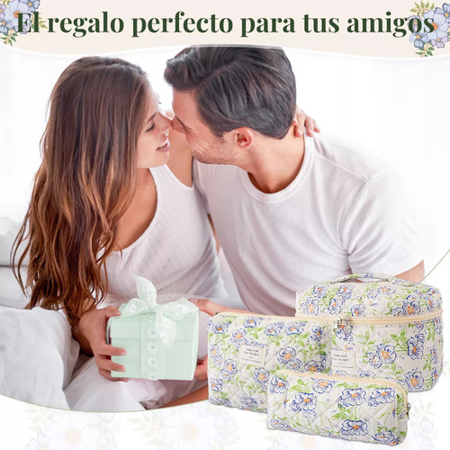 Cosmetiqueras De Maquillaje Bolsa Neceser Kit 3 Pzs Estuches