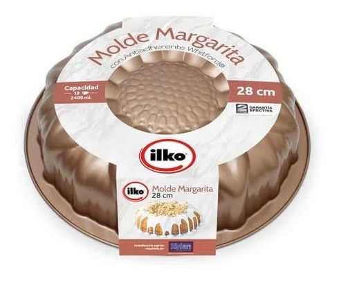 Imagen 2 de 10 de Molde Para Torta Margarita 28 Cms Antiad Cobre Ilko
