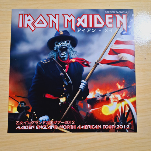 Ep Iron Maiden England North America Tour 2012 - Vermelho