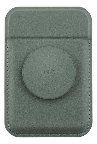 Porta Tarjeta / Tarjetero Magnético Para iPhone - Marca Uniq - Modelo Flixa - Verde