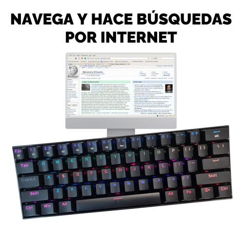 Teclado Redragon K530 Draconic Rgb Bluethooth Blanco