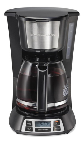 Cafetera Hamilton Beach 49630 Programable 12 Tazas 900w Negr