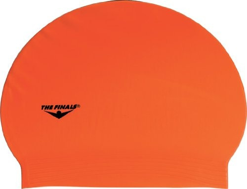 Tyr Latex Swim Cap, Naranja Fluorescente