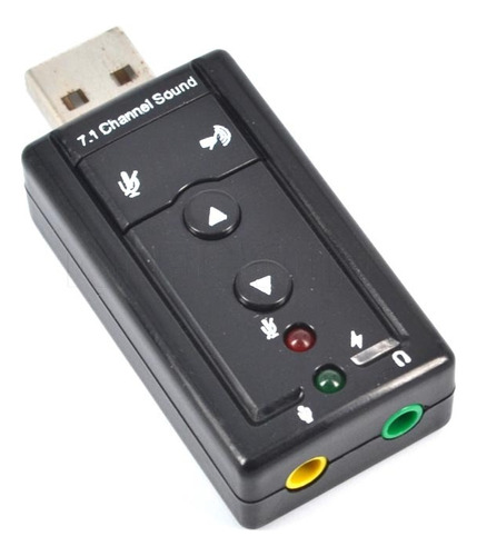 Tarjeta Usb De Sonido/audio  7.1ch                          