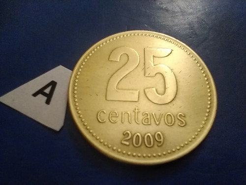 Monedas Argentinas De 25 Centavos 2009 C/cajita Feliz