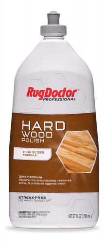 Rug Doctor Hardwood Wood Floor Polish, 27 Oz., Hi-gloss Read