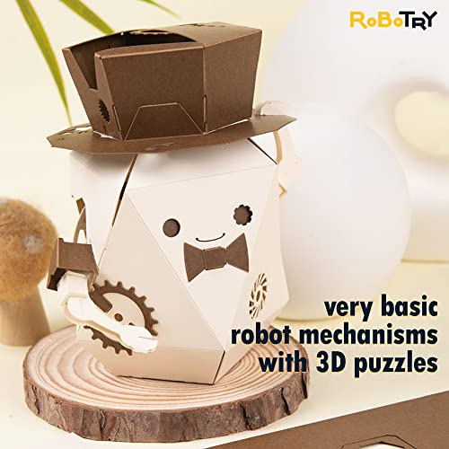 Kit De Robot De Papel Movimiento, Magi Maestro Mago | K...