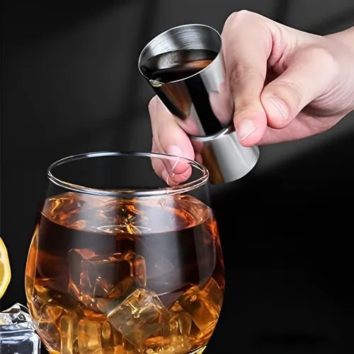 Set Cocteleria Cuchara Colador Pison Mortero Medidor De Onza