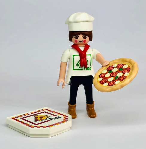 Playmobil 70735 Figuras Serie 22 Chica Pizzera Rtrmx Pm