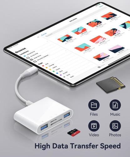 Lector De Tarjetas Sd Usb C Wnxsload Para Mac/macbook/iPad/i