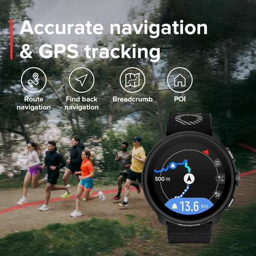 Reloj Deportivo Suunto Run, Pantalla Táctil -negro
